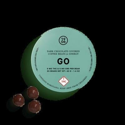 1906 New Highs | GO Beans Chocolate | 100mg | 20pk | 5mg/ea by 1906 New Highs