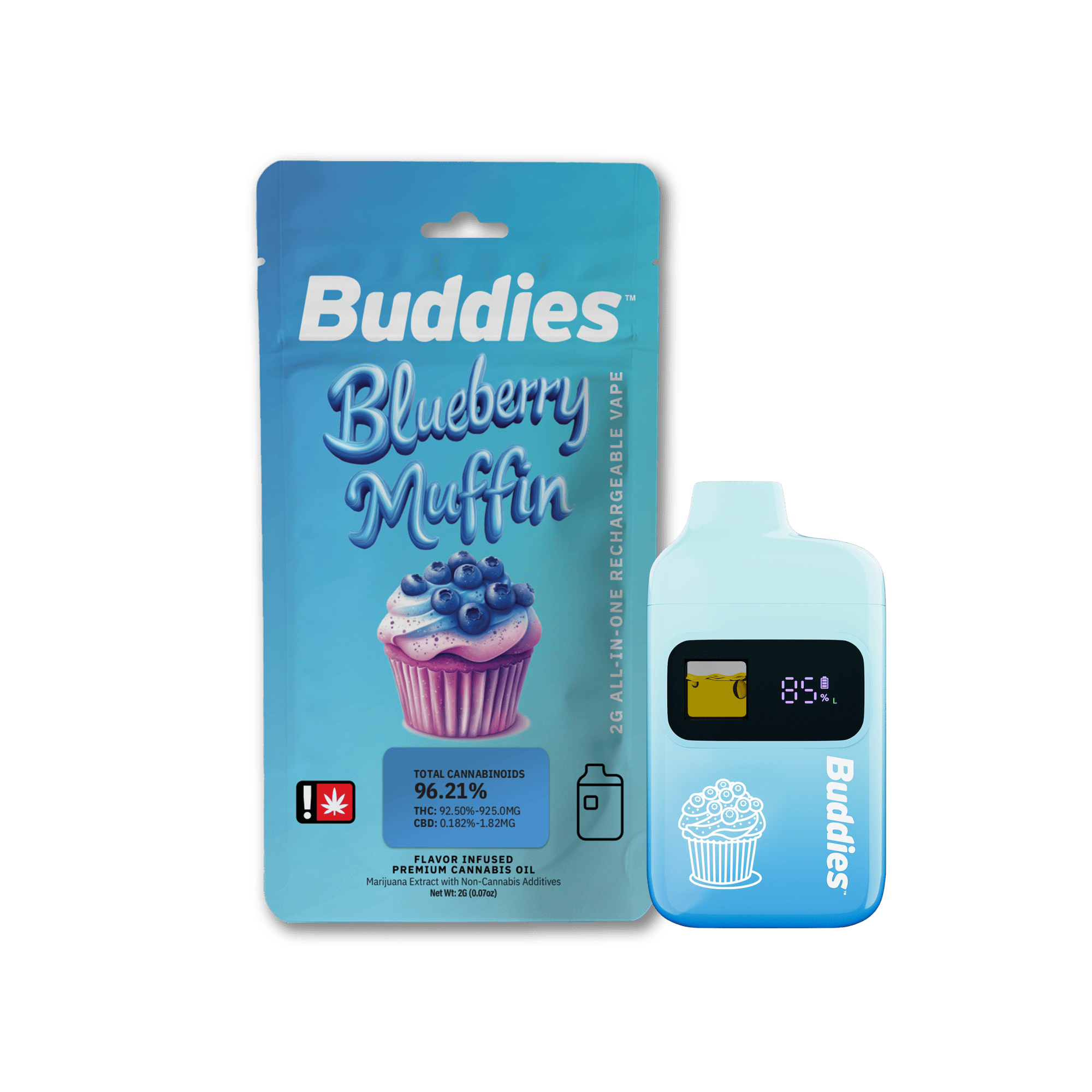Buddies Brand: Blueberry Muffin