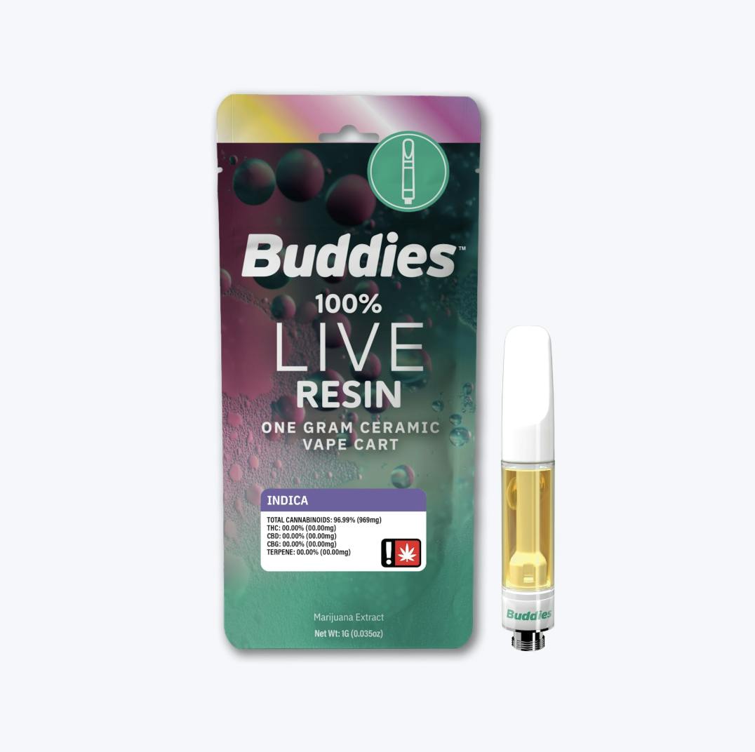 Blue Snow Cone | Live Resin Cartridge | 1g by Buddies Brand