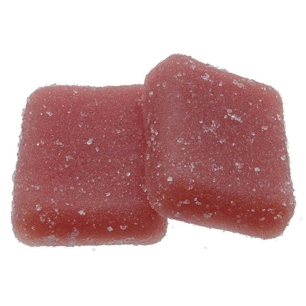 Pomegranate 1:1 THC:CBD Hybrid Enhanced Gummies | 10mg | 2ct | 5mg/ea