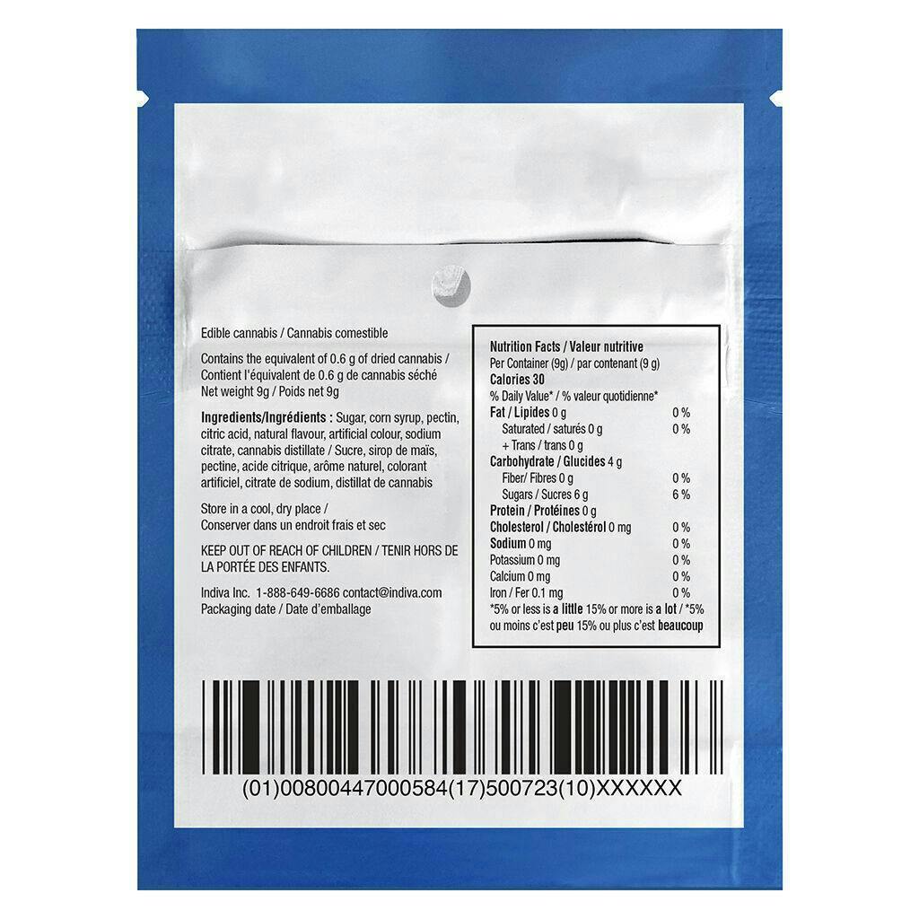 Blueberry Sour Soft Chews | Gummies | 2pk | 10mg/ea