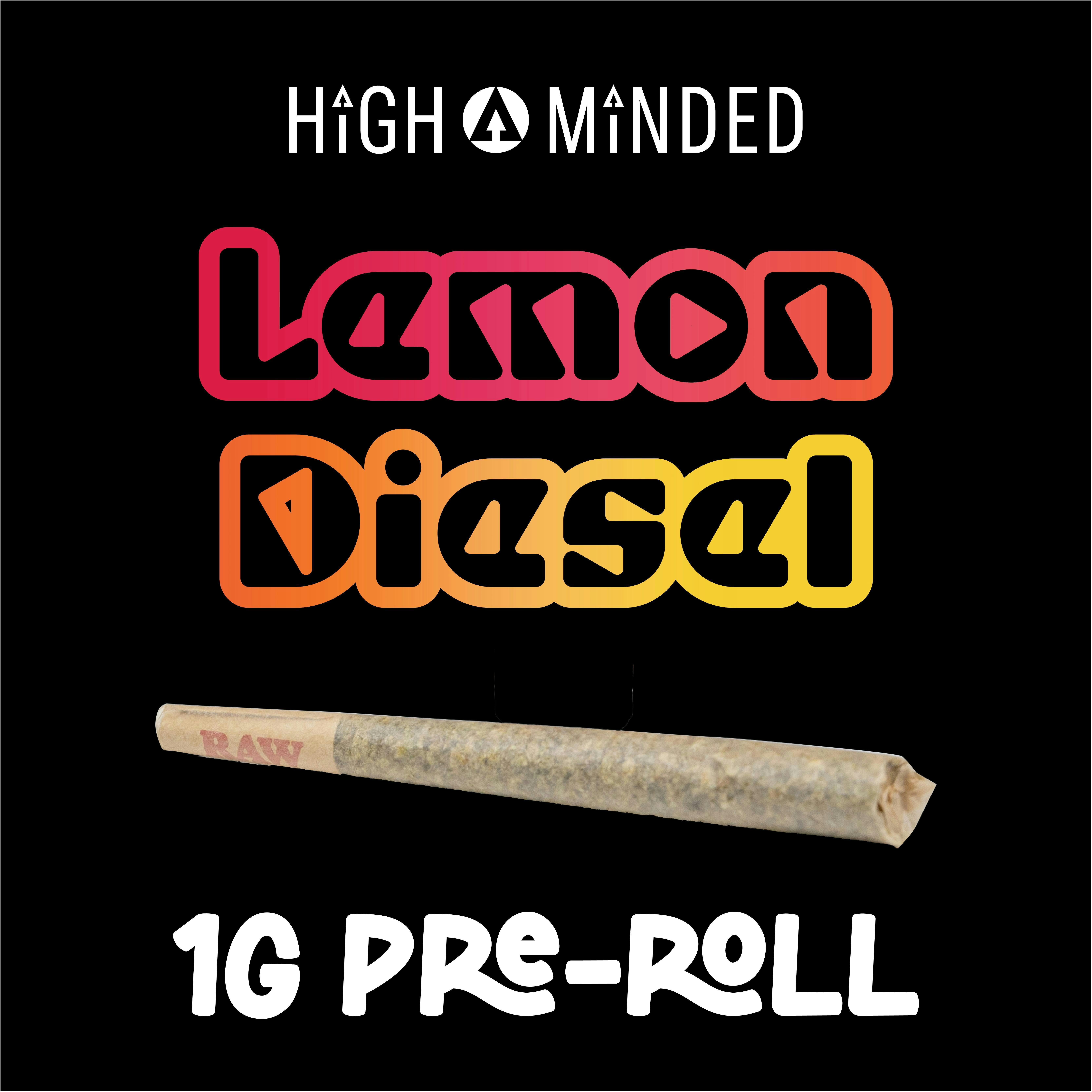 High Minded | Lemon Diesel | Joints | 1g