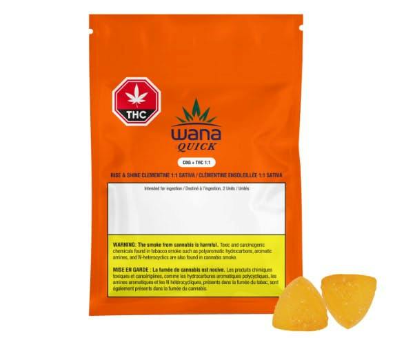Rise & Shine Clementine Quick | Gummies | 2pk | 5mg/ea