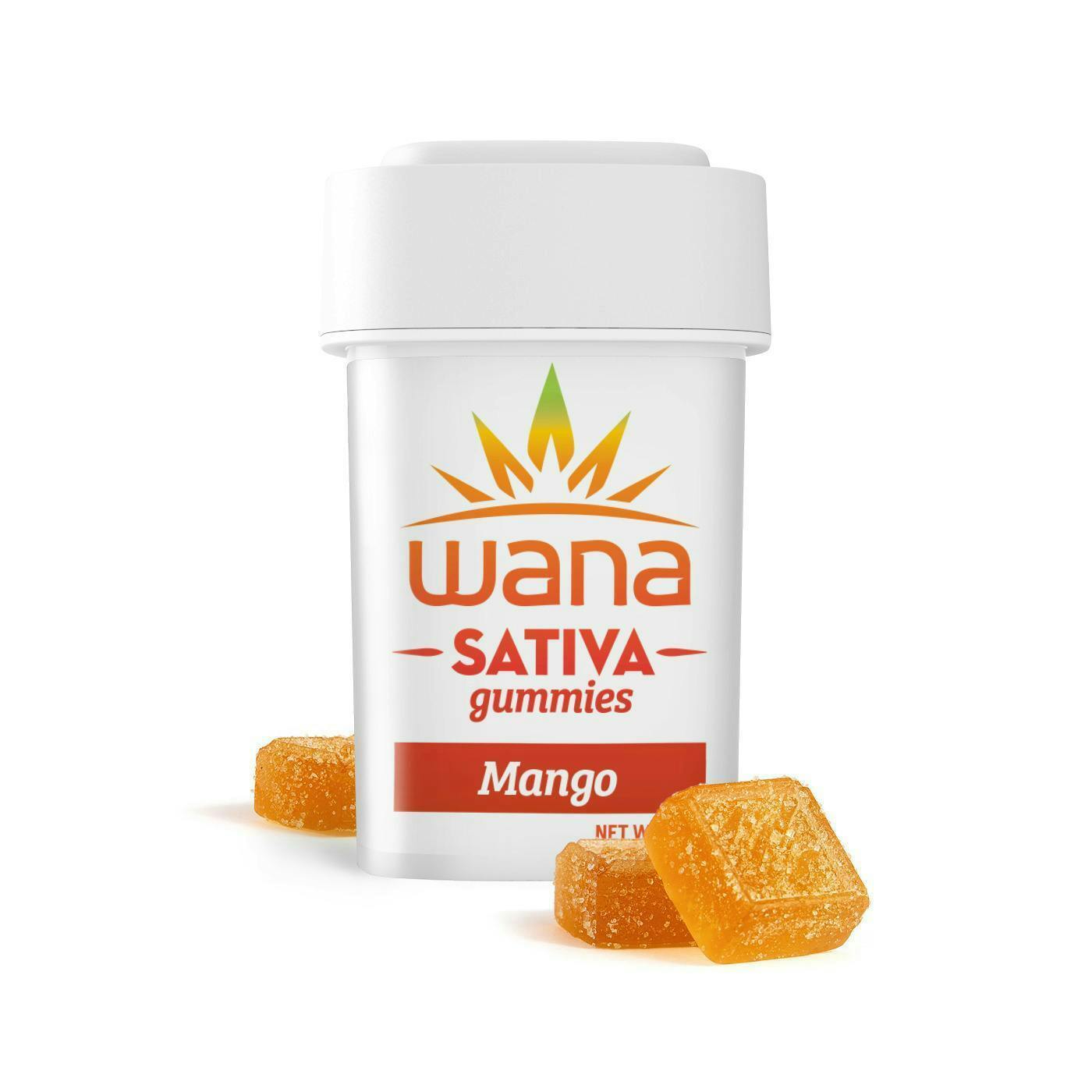 Sour Mango Gummies | Gummies | 20pk | 10mg/ea by Wana Edibles