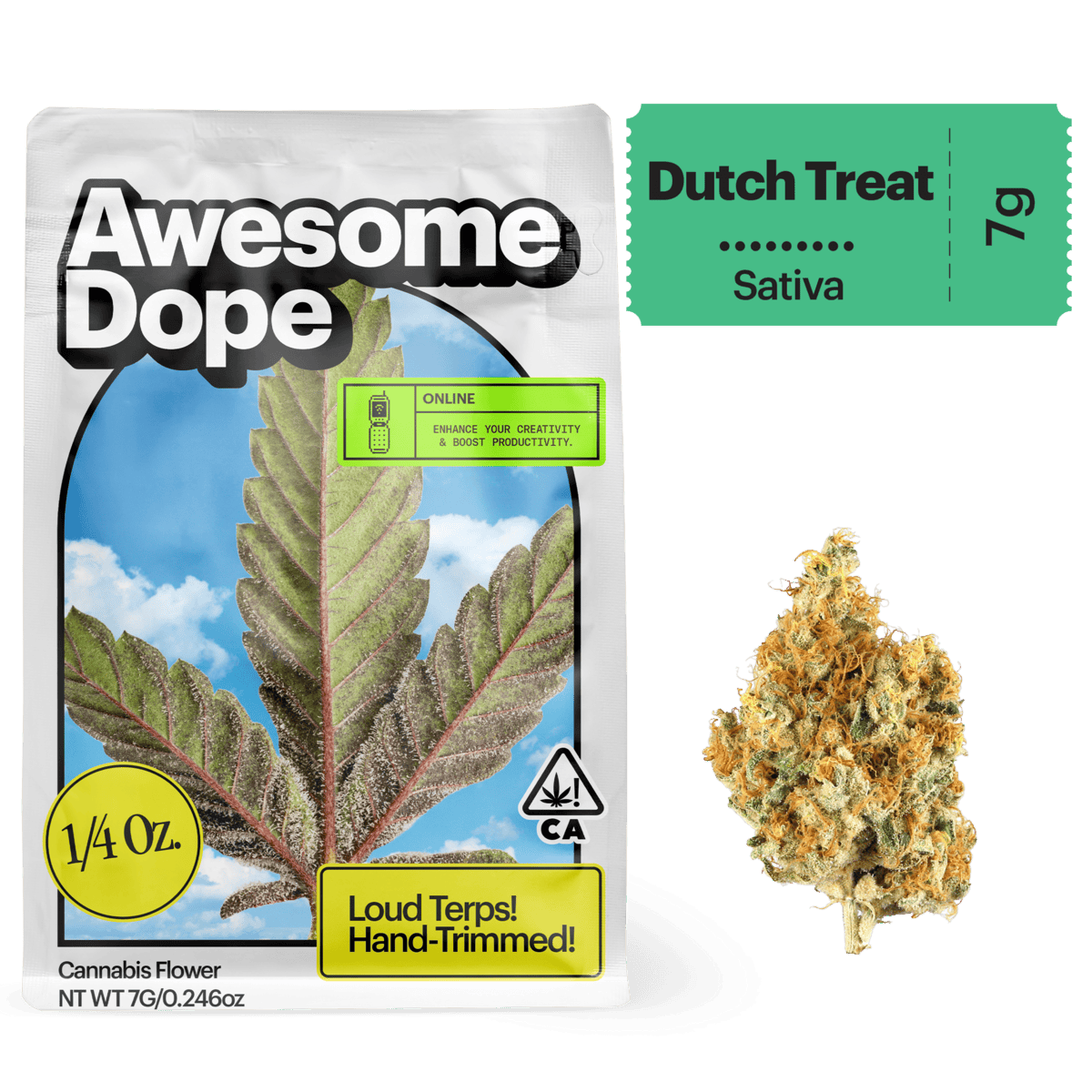 Awesome Dope | Dutch Treat | Big Buds | 7g by Awesome Dope