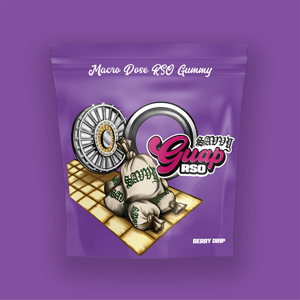 Savvy Guap | Berry Drip | RSO | Gummies | 50mg | 10pk | 5mg/each at Fine Fettle - West Hartford Dispensary
