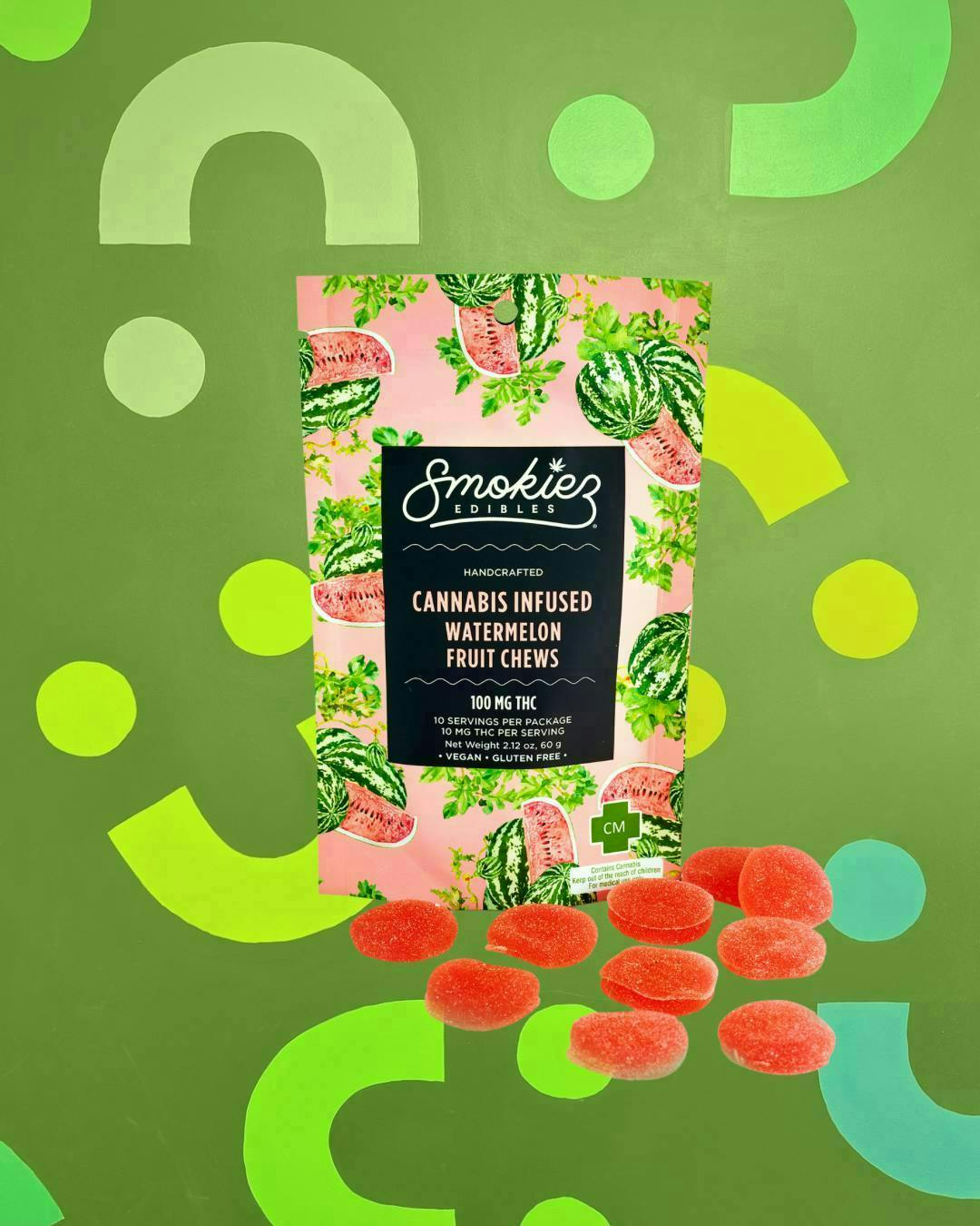 Watermelon Gummies | 100mg | 10ct | 10mg/ea