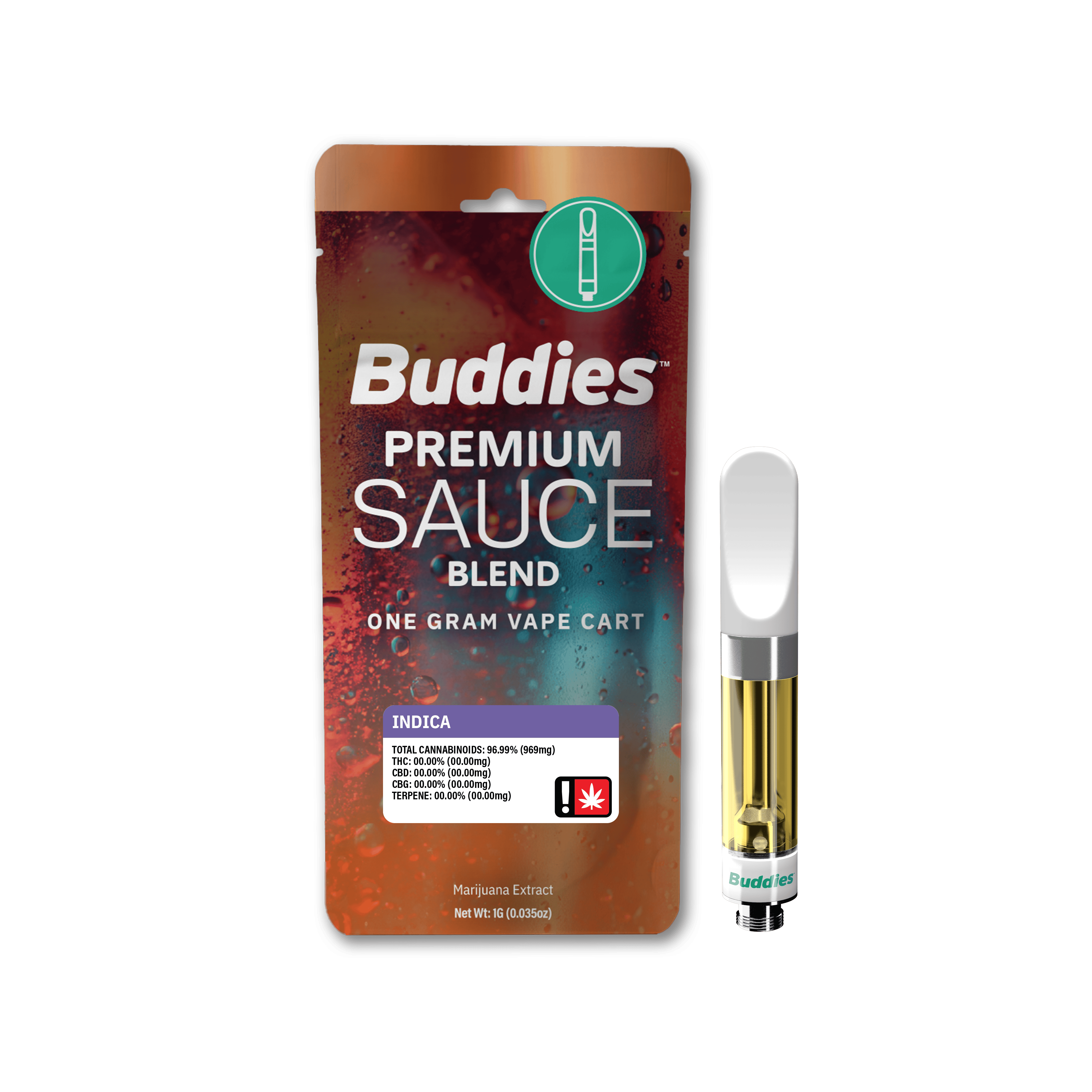 Strawnana | Sauce Cartridge | 1g by Buddies Brand