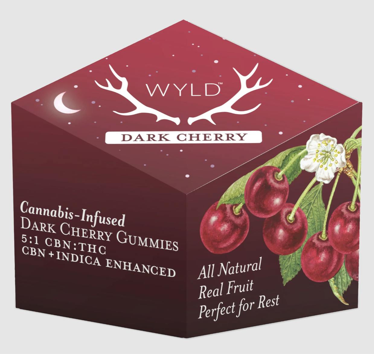 Dark Cherry 5:1 CBN:THC Indica Enhanced Gummies | 50mg | 10ct | 5mg/ea