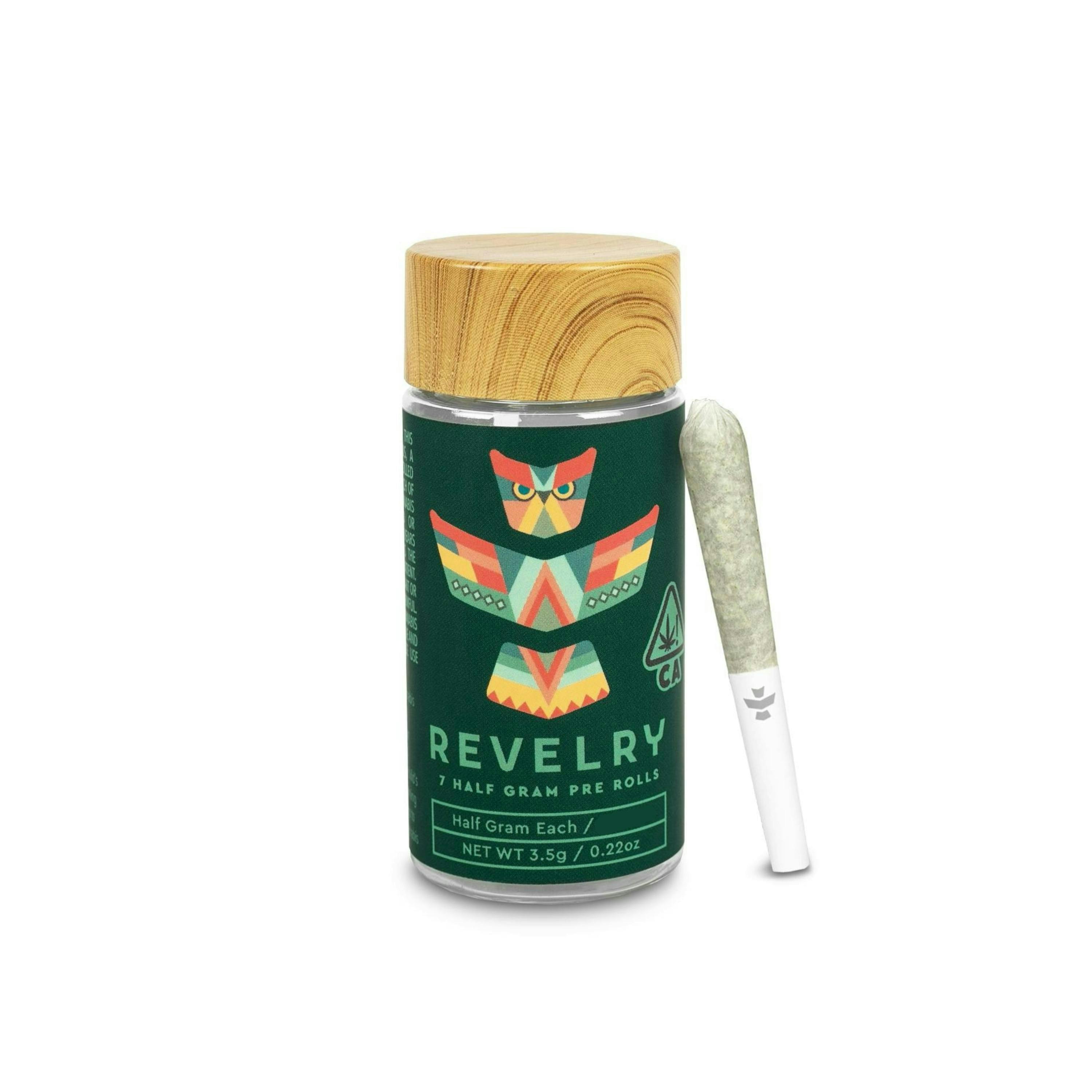Revelry Herb Co | Brain Freeze | Mini Pre-Rolls | 0.5g each | 7pk