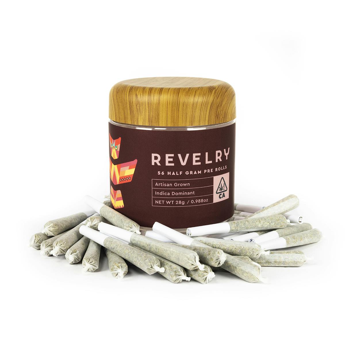 Revelry Herb Co | Cherry OG | Mini Pre-Rolls | 0.5g each | 56pk