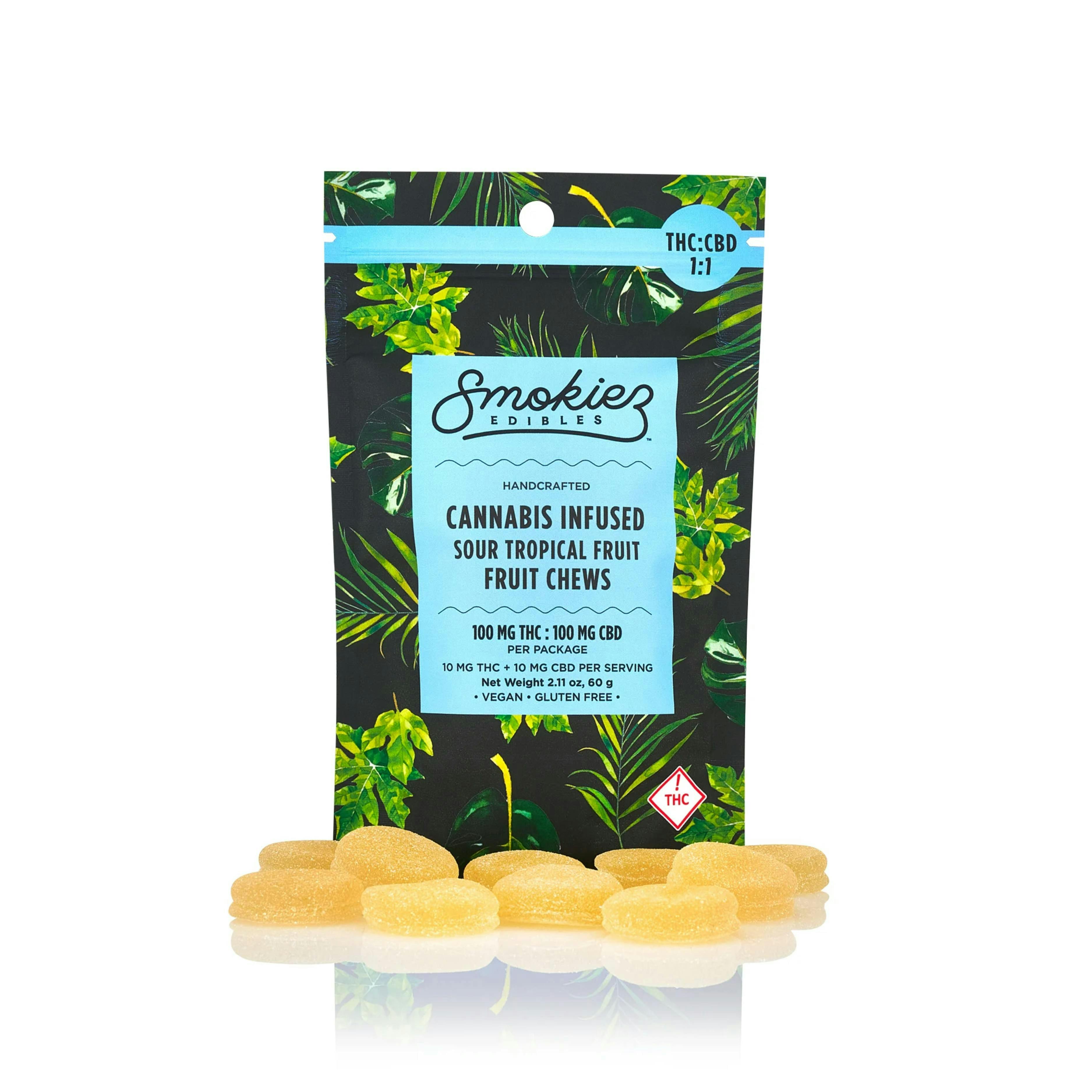 Smokiez Edibles — Sour Tropical Fruit Chews