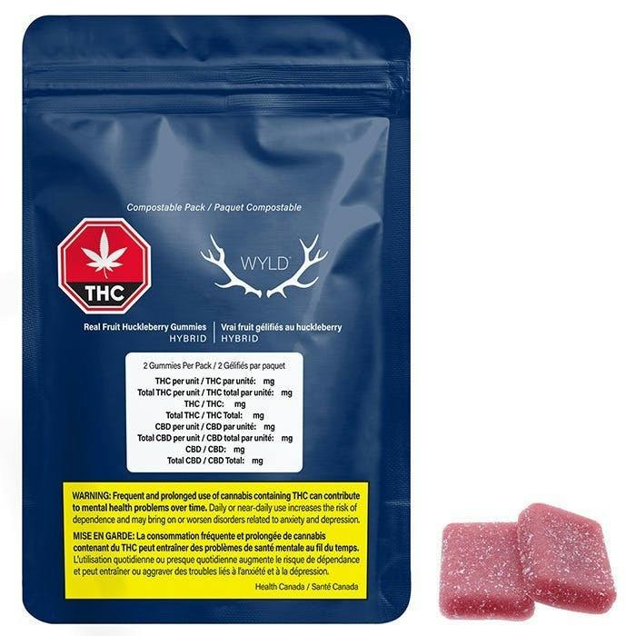 Huckleberry Hybrid Enhanced Gummies | 20mg | 2ct | 10mg/ea