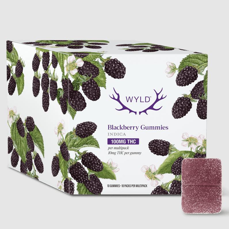 Blackberry Indica Enhanced Gummies | 100mg | 10ct | 10mg/ea