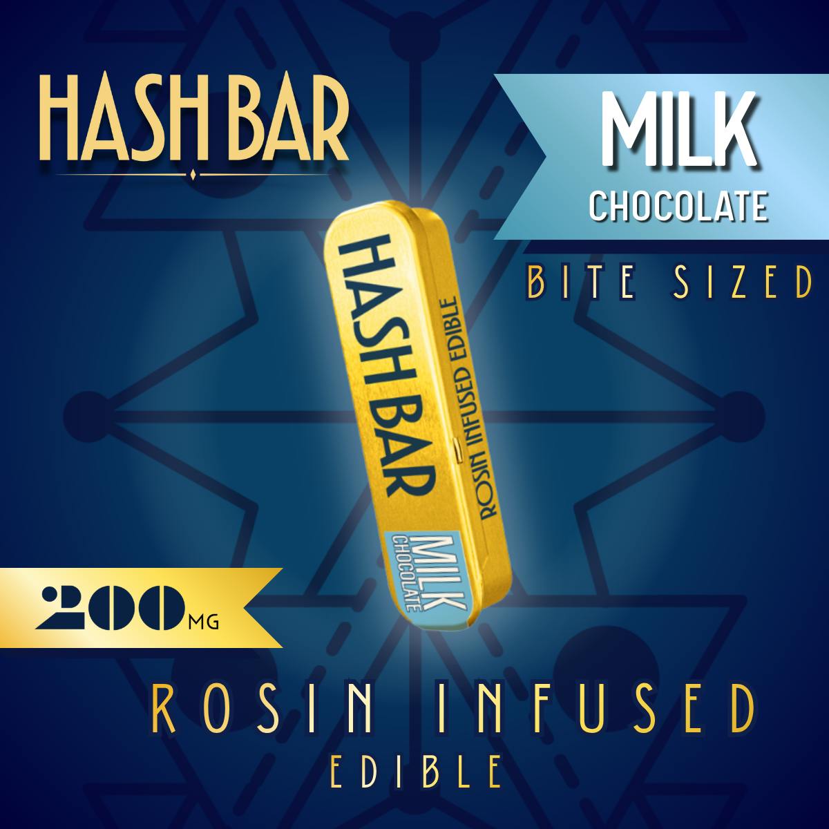 Hash Bar – Milk Chocolate - 200mg by Dream Edibles