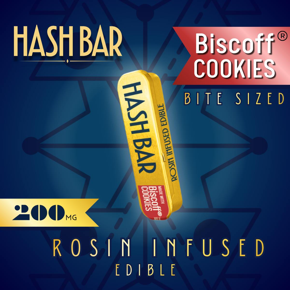 Hash Bar – Biscoff Cookie - 200mg by Dream Edibles