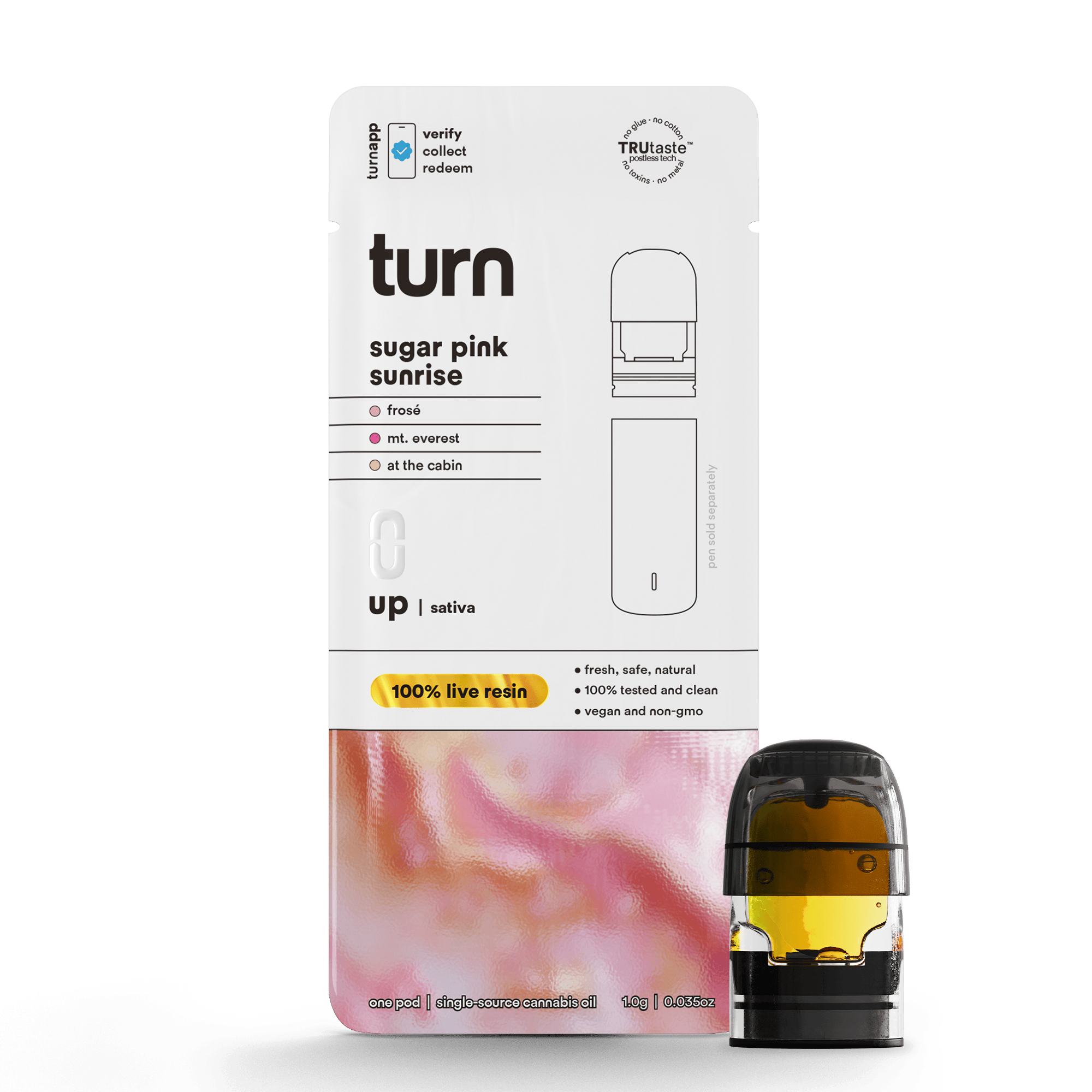 Sugar Pink Sunrise · 100% Live Resin