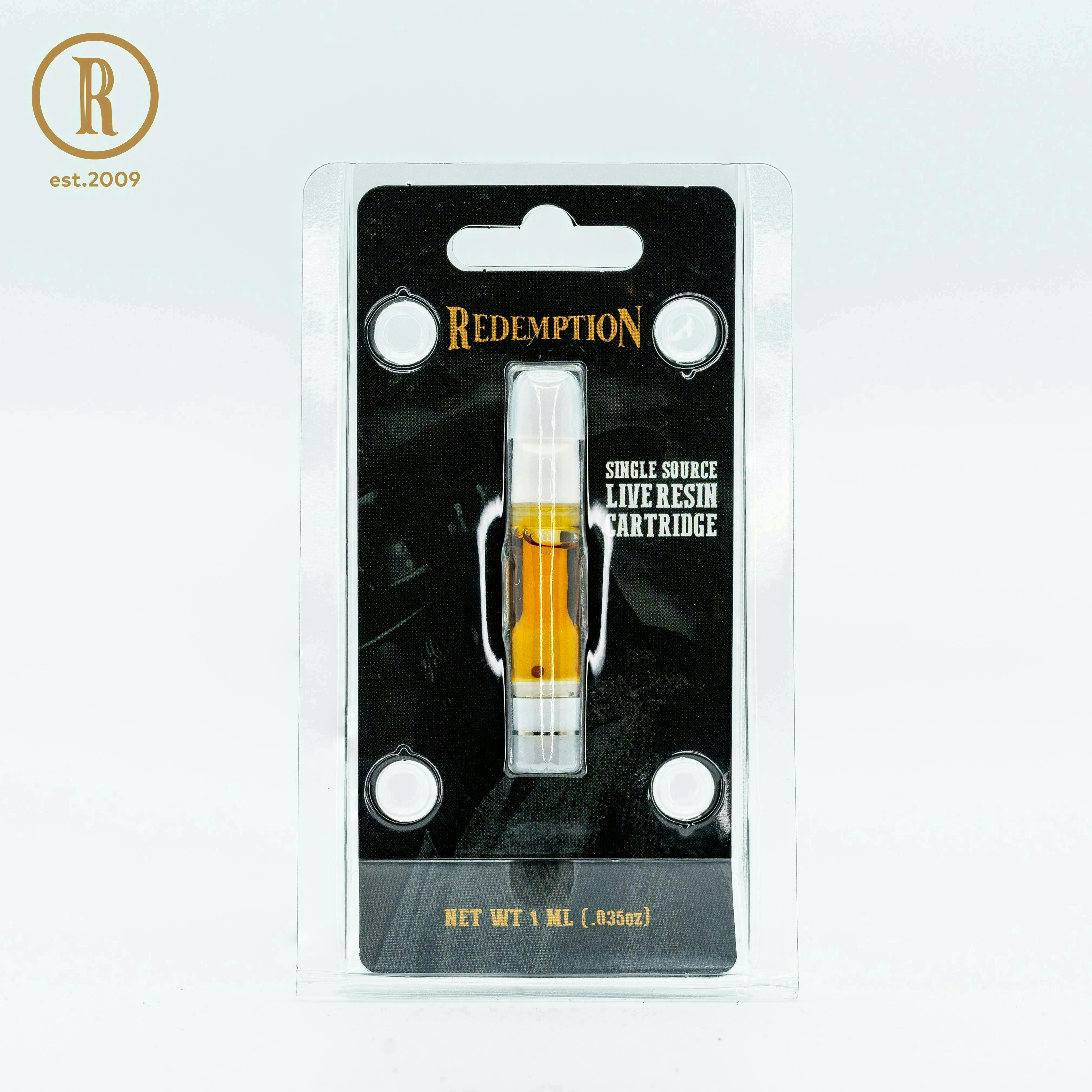 Gas Breath | Live Resin Cartridge | 1g by Redemption