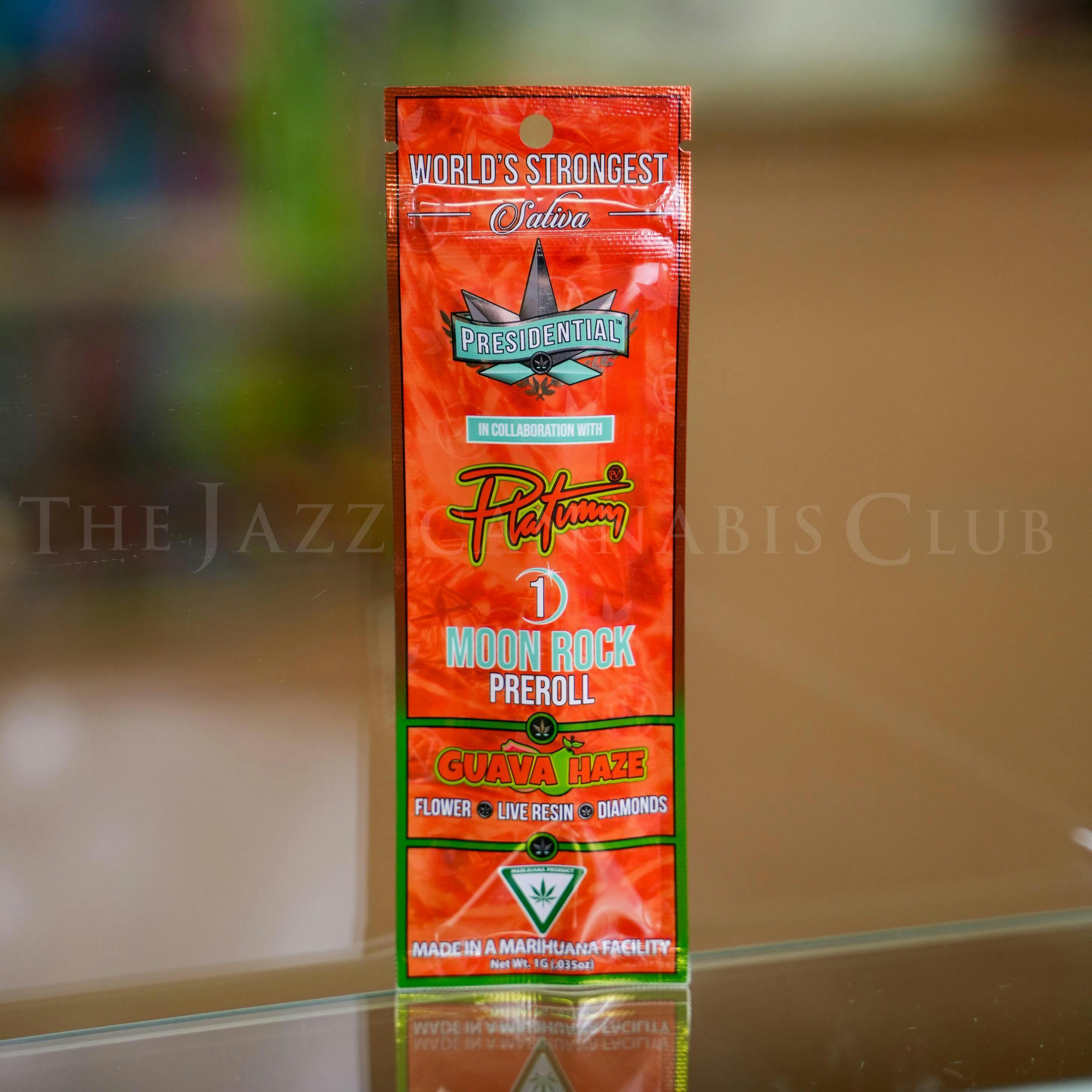 Guava Haze | Moon Rock Infused Joint | 1g by Presidential