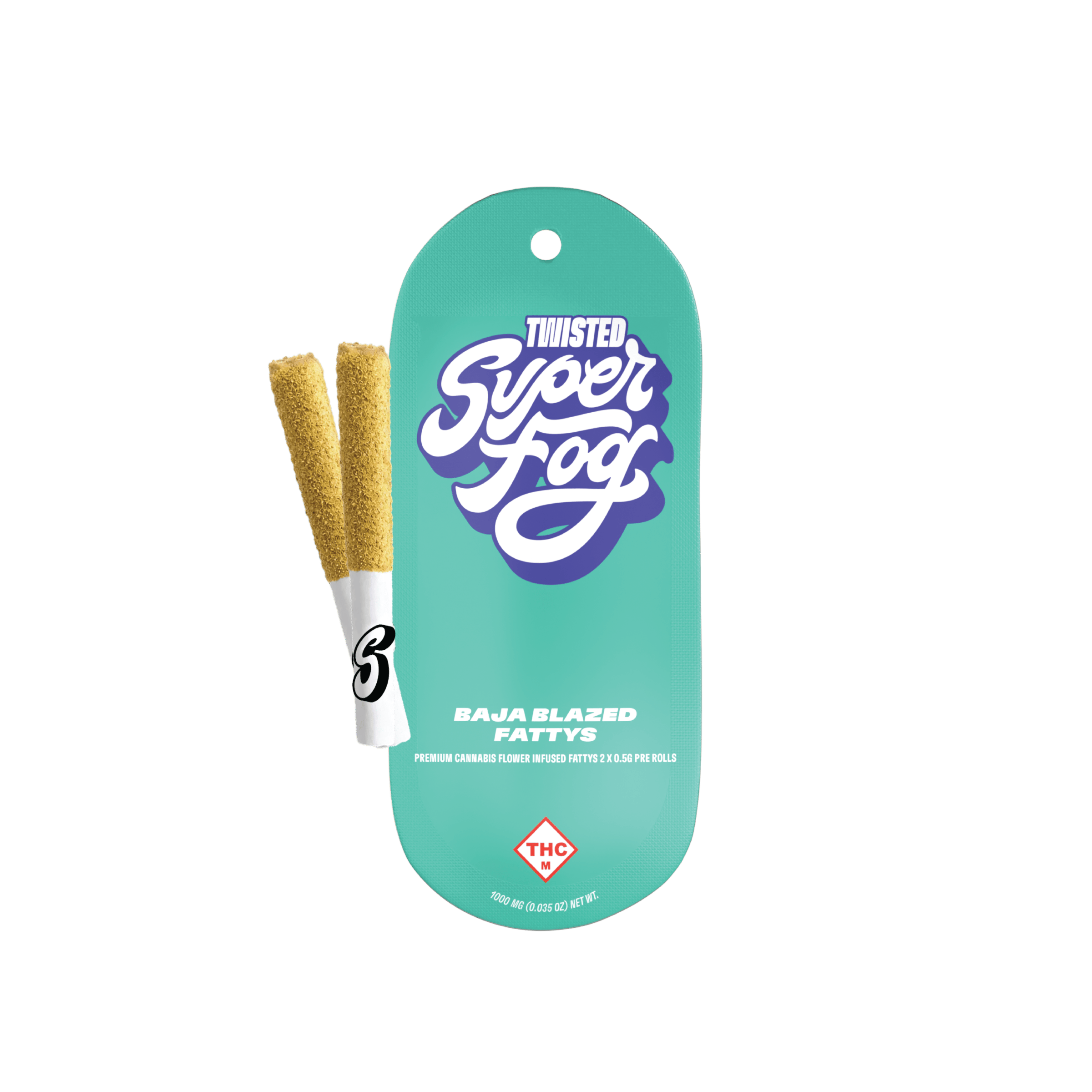 Baja Blazed | TWISTED Fatty's Infused Minis | 0.5g each | 2pk