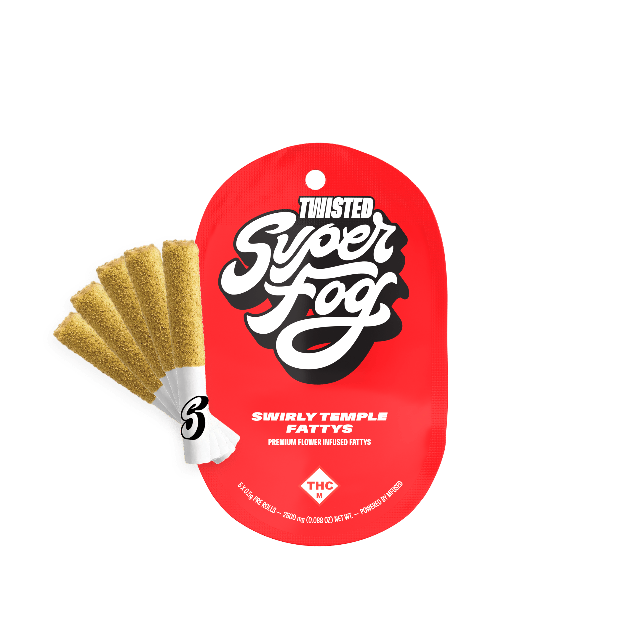 Swirly Temple | TWISTED Fatty's Infused Minis | 0.5g each | 5pk