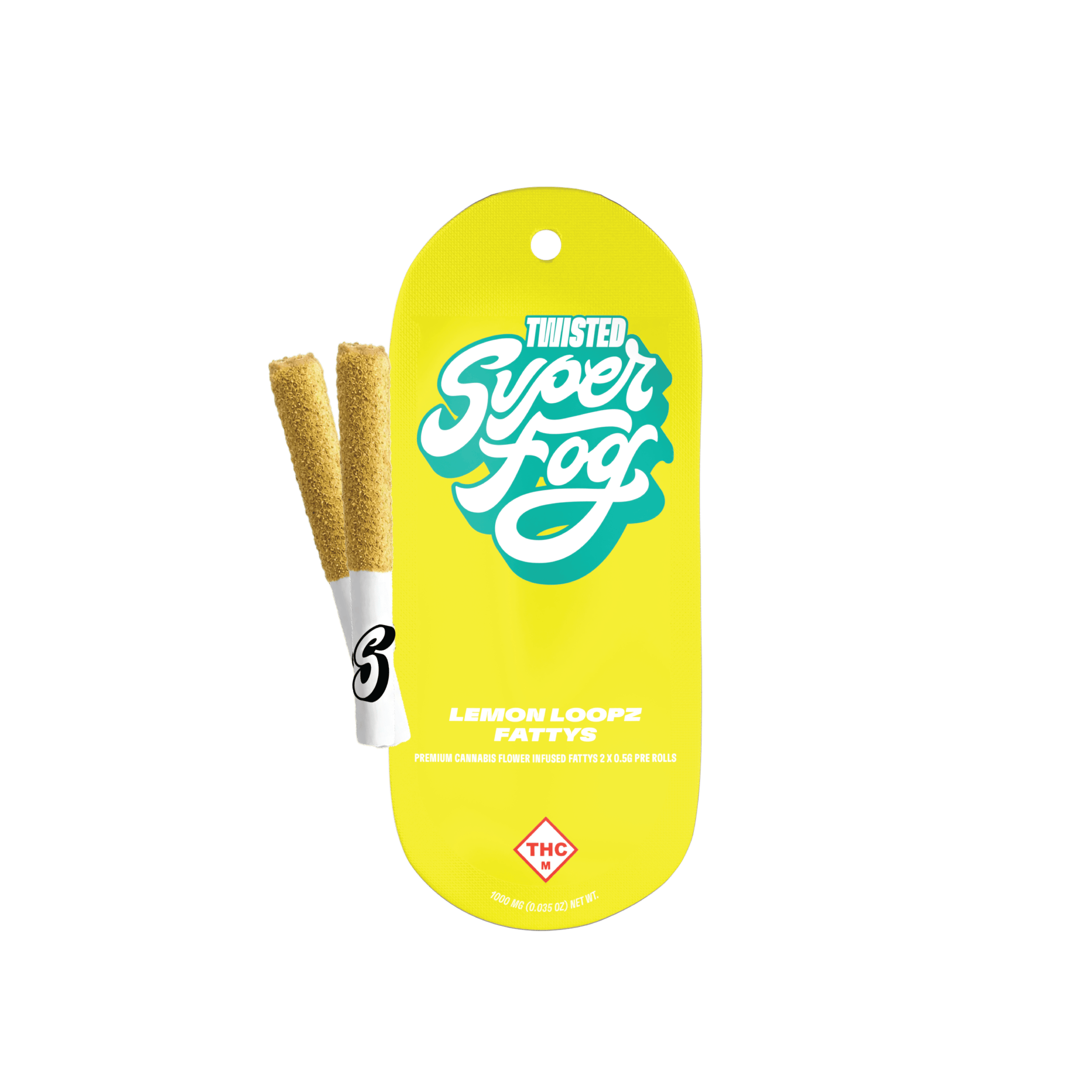 Lemon Loopz · TWISTED Fatty's Infused Minis · 0.5g each