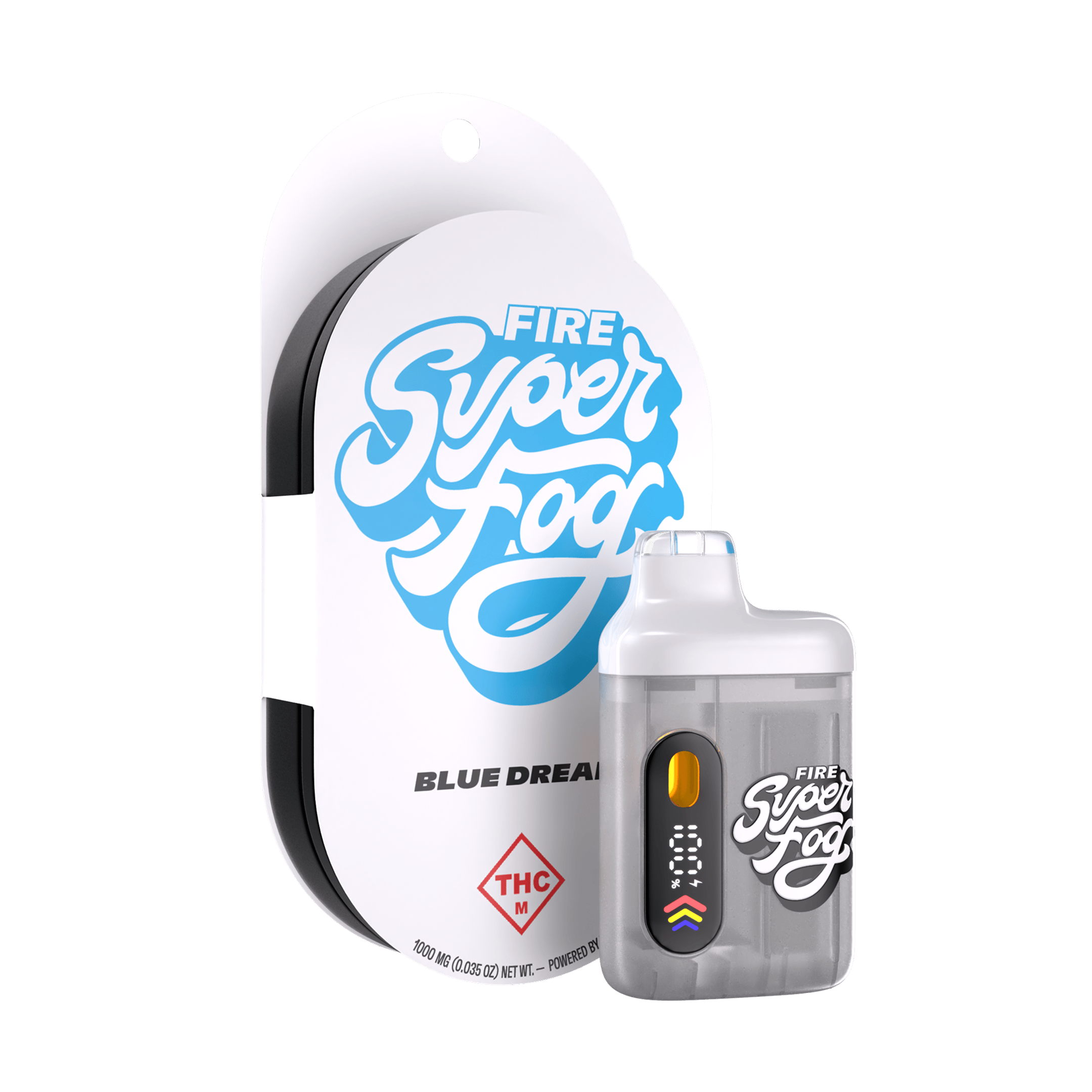 Blue Dream | FIRE Liquid Diamonds Jefé Plus Disposable | 1g by Super Fog by MFused