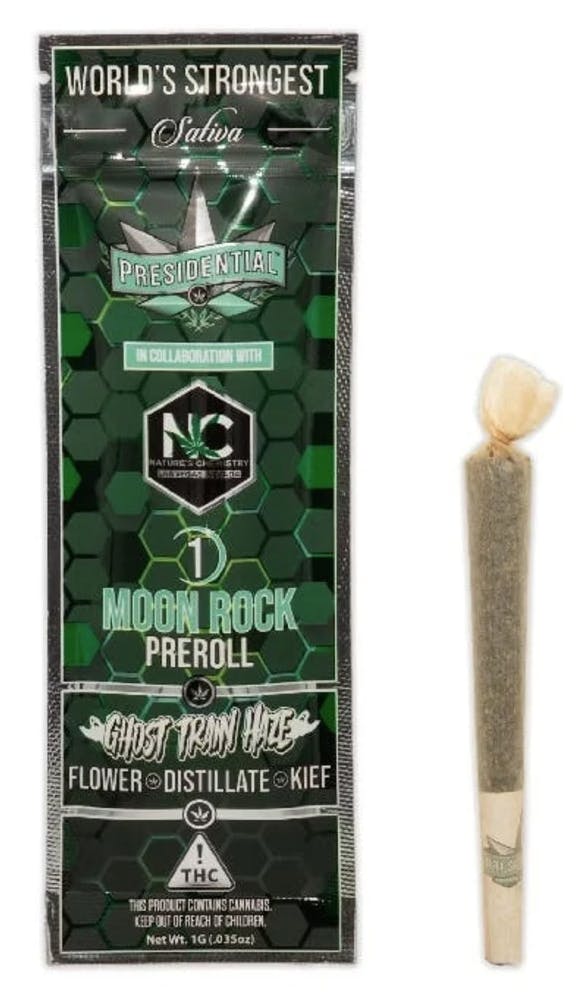 Presidential | Ghost Train Haze Moon Rock | Infused Joint | 1g at Tsaa Nesunkwa Dispensary