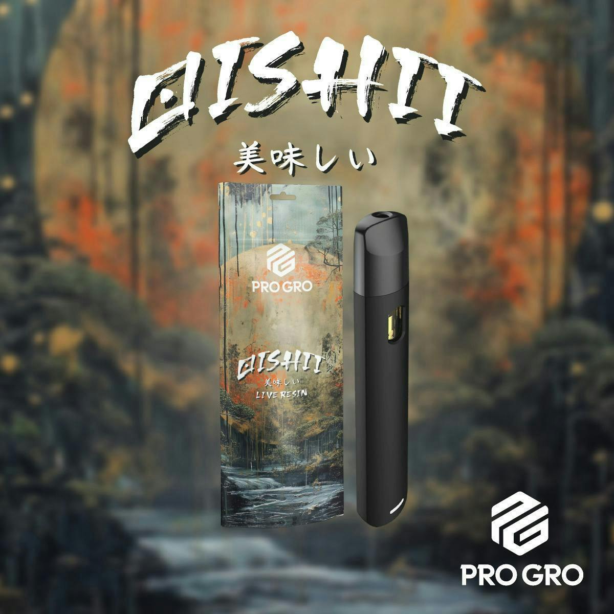 Pro Gro | Oishii | Live Resin Disposable | 1g by Pro Gro