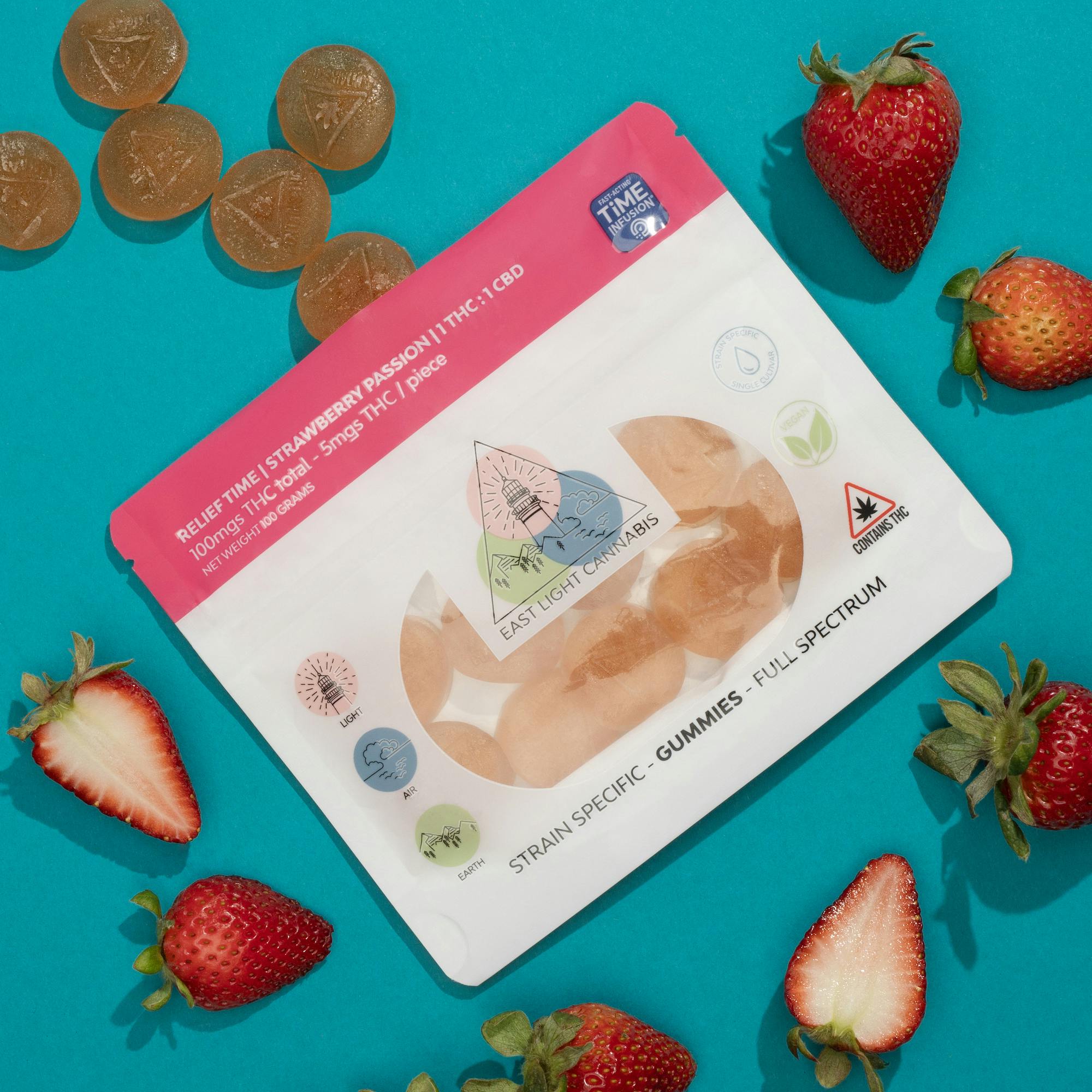 Strawberry Passion Gummies | Gummies | 20pk | 5mg/ea