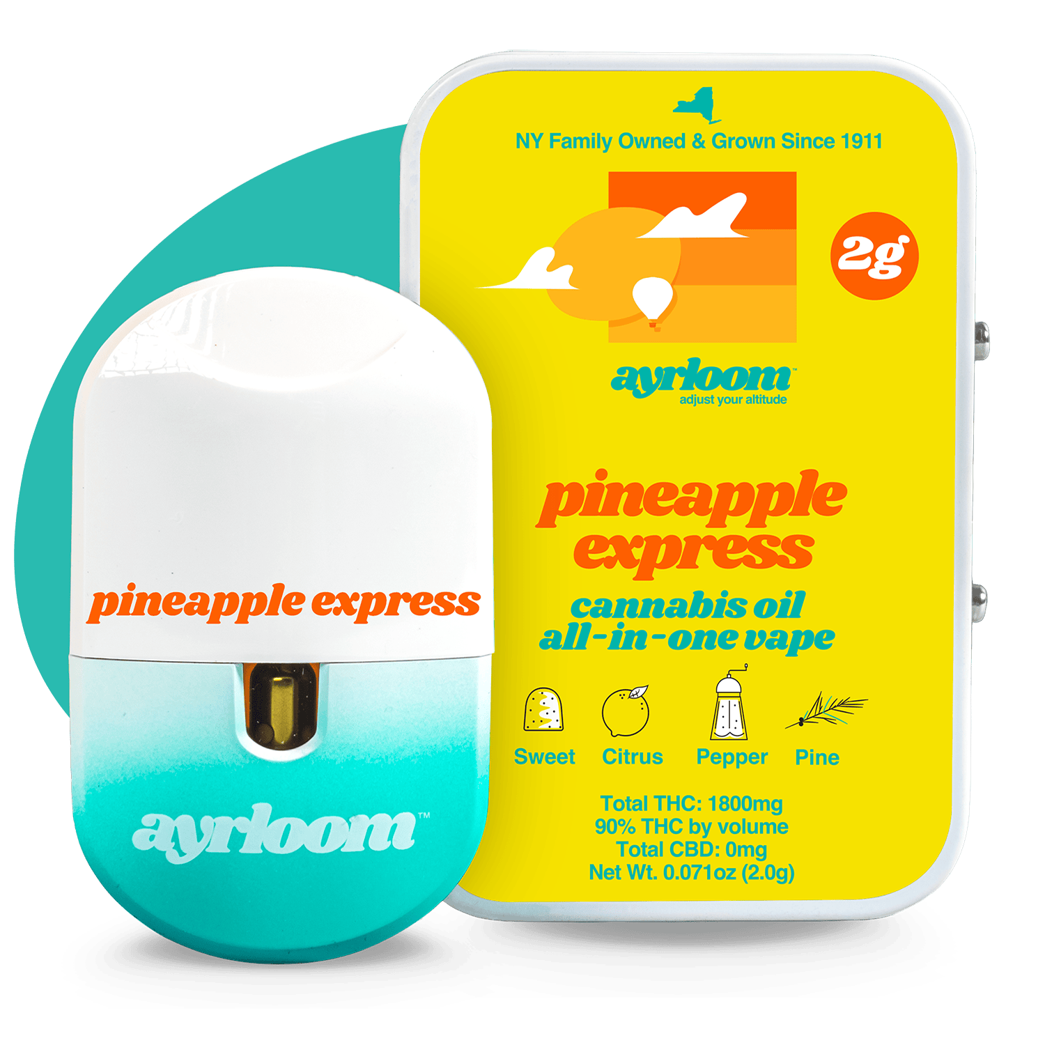 ayrloom | Pineapple Express | AIO | 2g by Ayrloom
