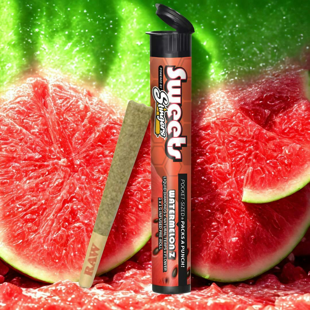 Stingers | Watermelon Z | Infused Joints | 1g cannabis product