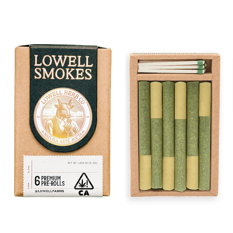 LOWELL Smokes Pack, Hybrid, The Harmony, 0.59g (6-ct)