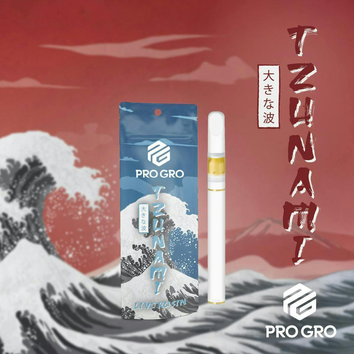 Pro Gro | Tzunami | Live Rosin Disposable | 0.5g