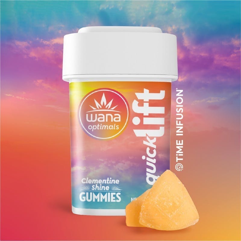 Wana | Clementine Shine | Quick Lift Gummies | 20pk