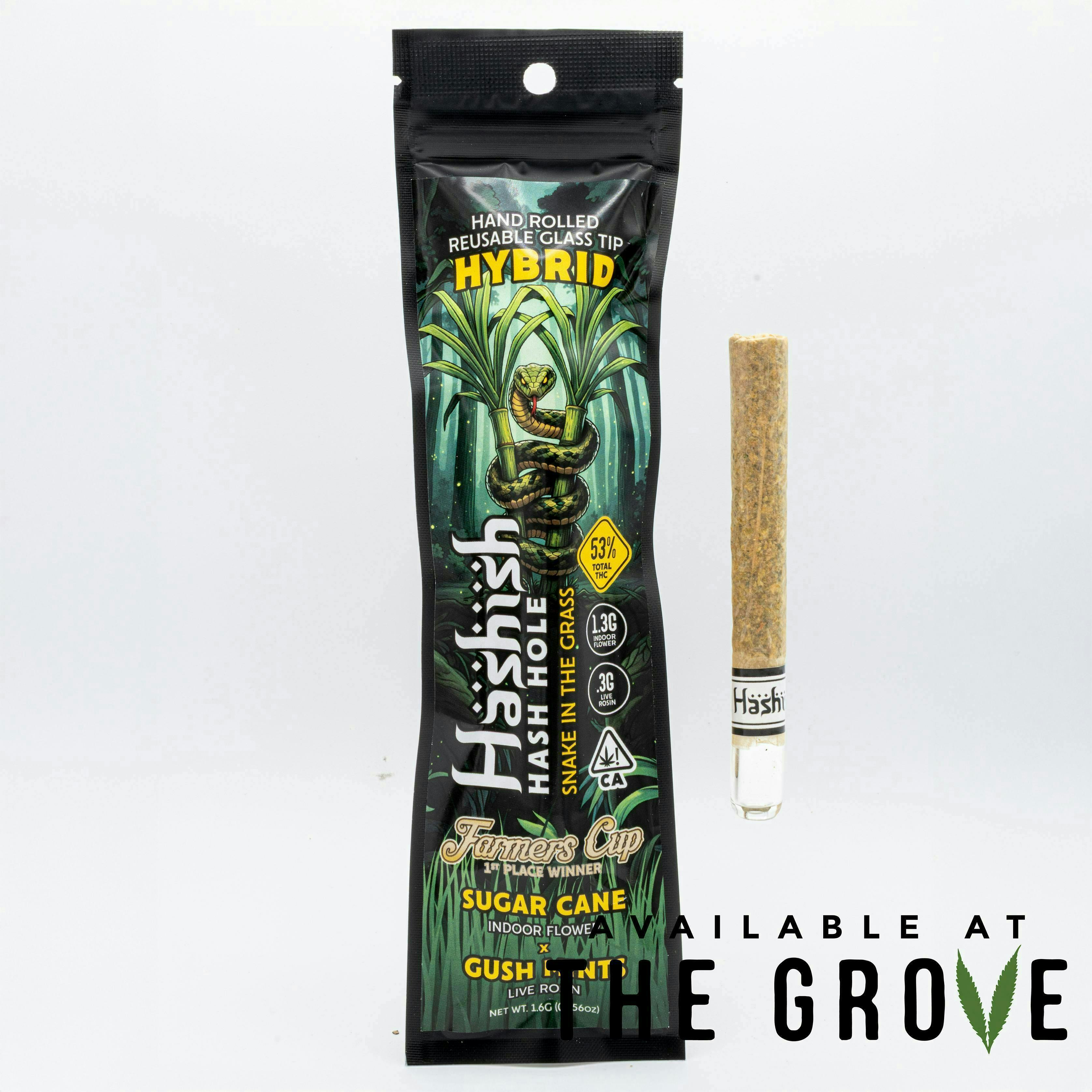 Sugar Cane | Hash Hole Infused Joint | 1.6g