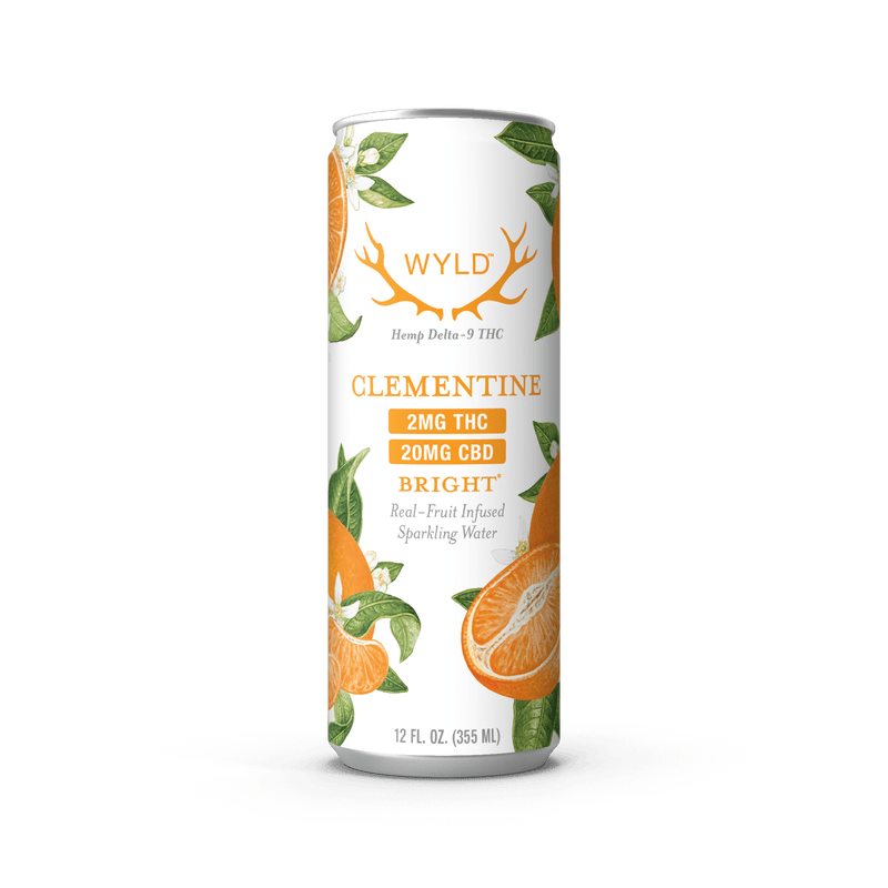 Clementine 10:1 CBD:THC D-9 Sparkling Water | Carbonated | 20mg | 12 fl oz