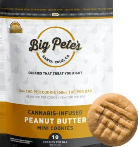 Big Pete's Treats | Peanut Butter Cookies | 50mg | 10ct | 5mg/ea by Big Pete's Treats
