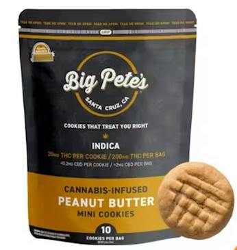 Big Pete's Treats | Peanut Butter Cookies | 200mg | 10pk | 20mg/ea by Big Pete's Treats