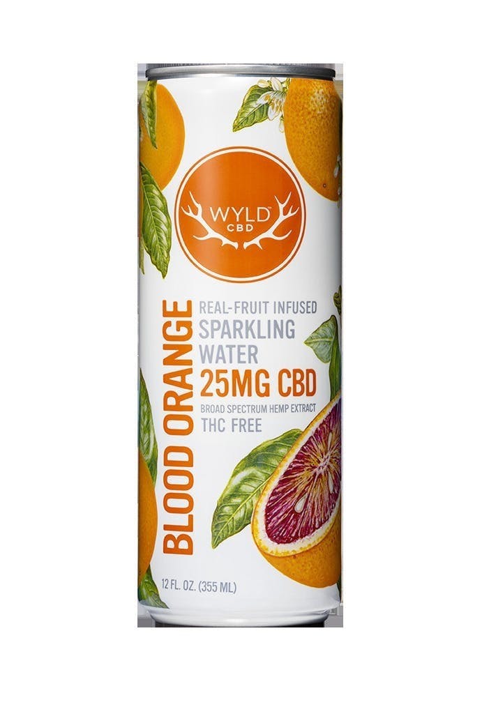 Blood Orange Sparkling Water | Carbonated | 50mg | 355ml at The Grove Dispensary Las Vegas