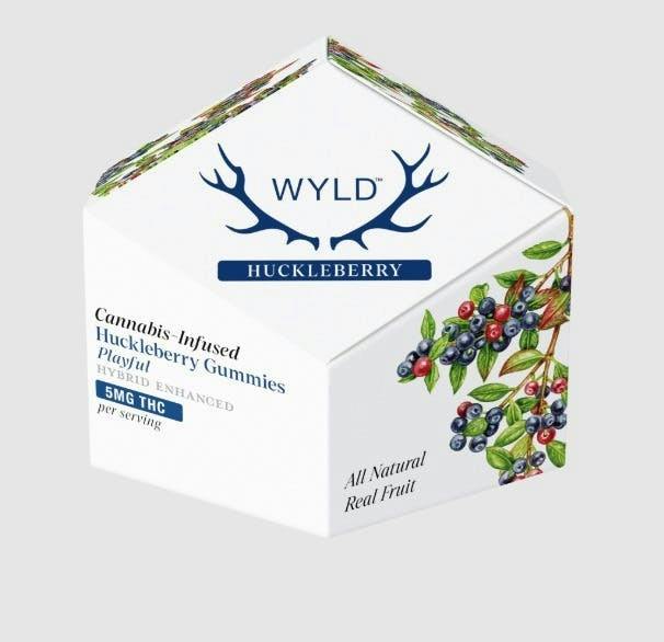 WYLD | Huckleberry Hybrid Enhanced Gummies | 100mg | 20pk | 5mg/ea by Wyld
