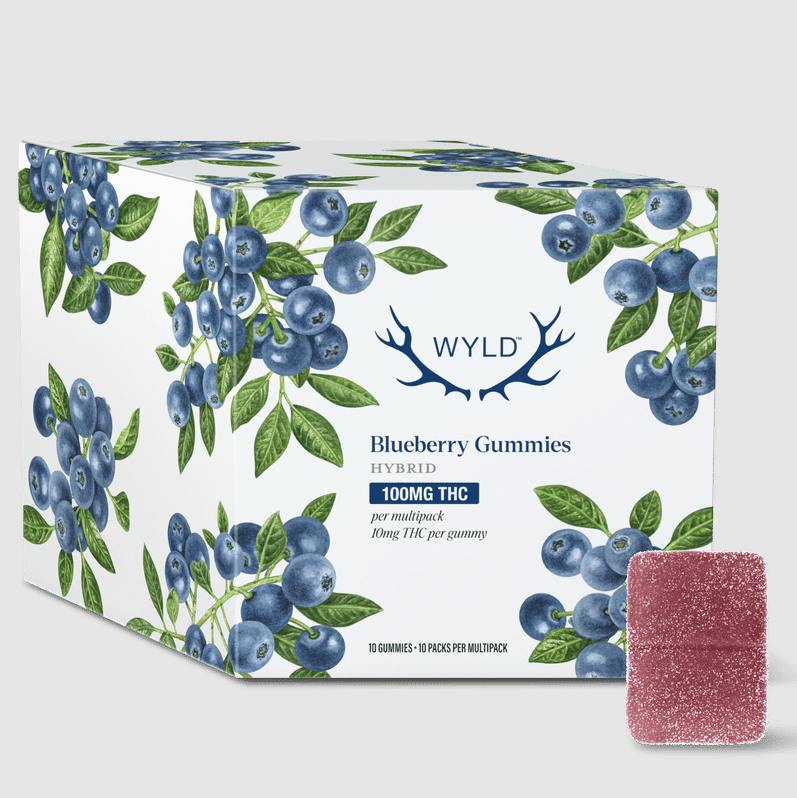 Blueberry Hybrid Enhanced Gummies | 100mg | 10ct | 10mg/ea
