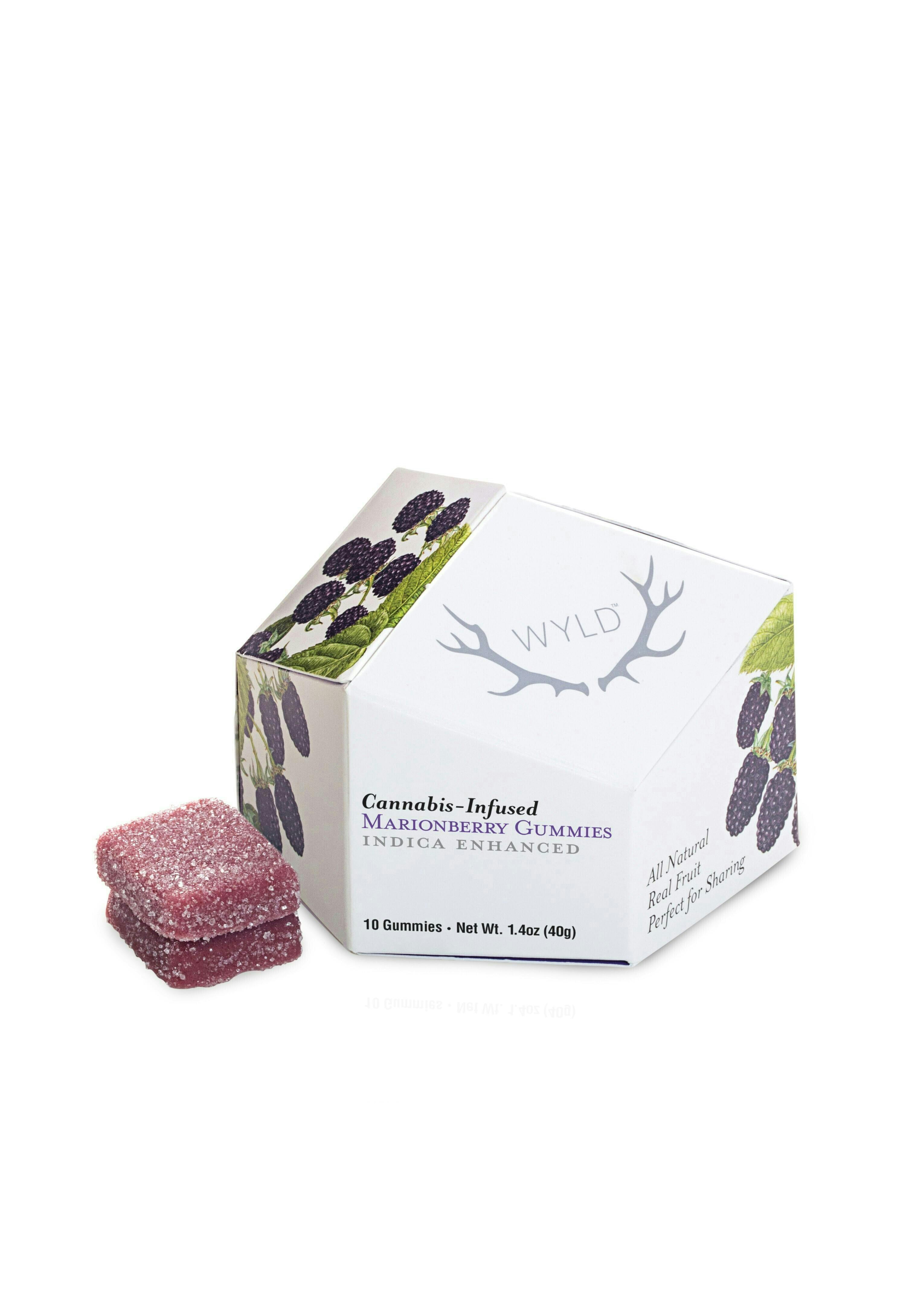 Marionberry Indica Enhanced Gummies | Gummies | 10pk | 5mg/ea by Wyld