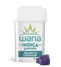 Wana | Blueberry Lemonade Gummies | 10pk | 1000mg/ea