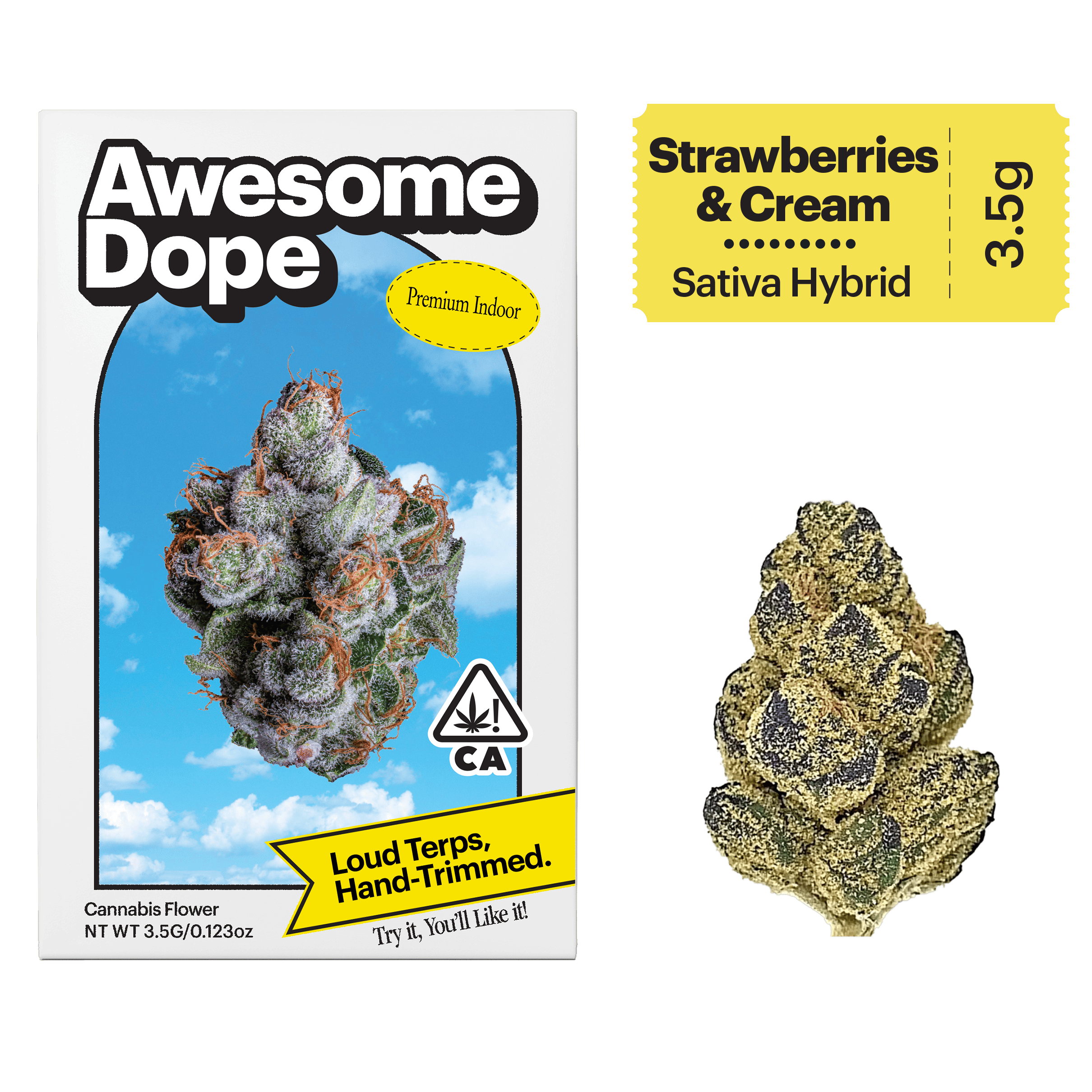 Awesome Dope — Strawberries & Cream