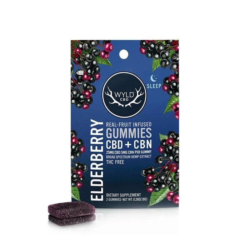 Elderberry | 5:1 CBD:CBN Gummies | 50mg | 2pk | 25mg/ea at Tamarack Cannabis - Best Dispensary Kalispell