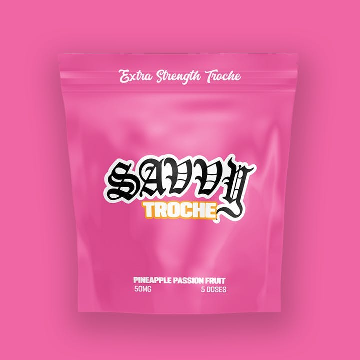 Savvy Troche | Pineapple Passionfruit | RSO | Mints | 50mg | 5pk