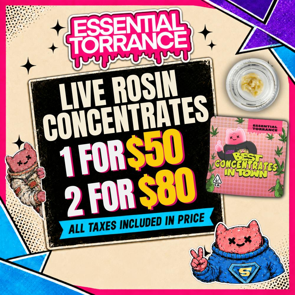 Essential Torrance | Banana Punch | Live Rosin | 1g TIER 1