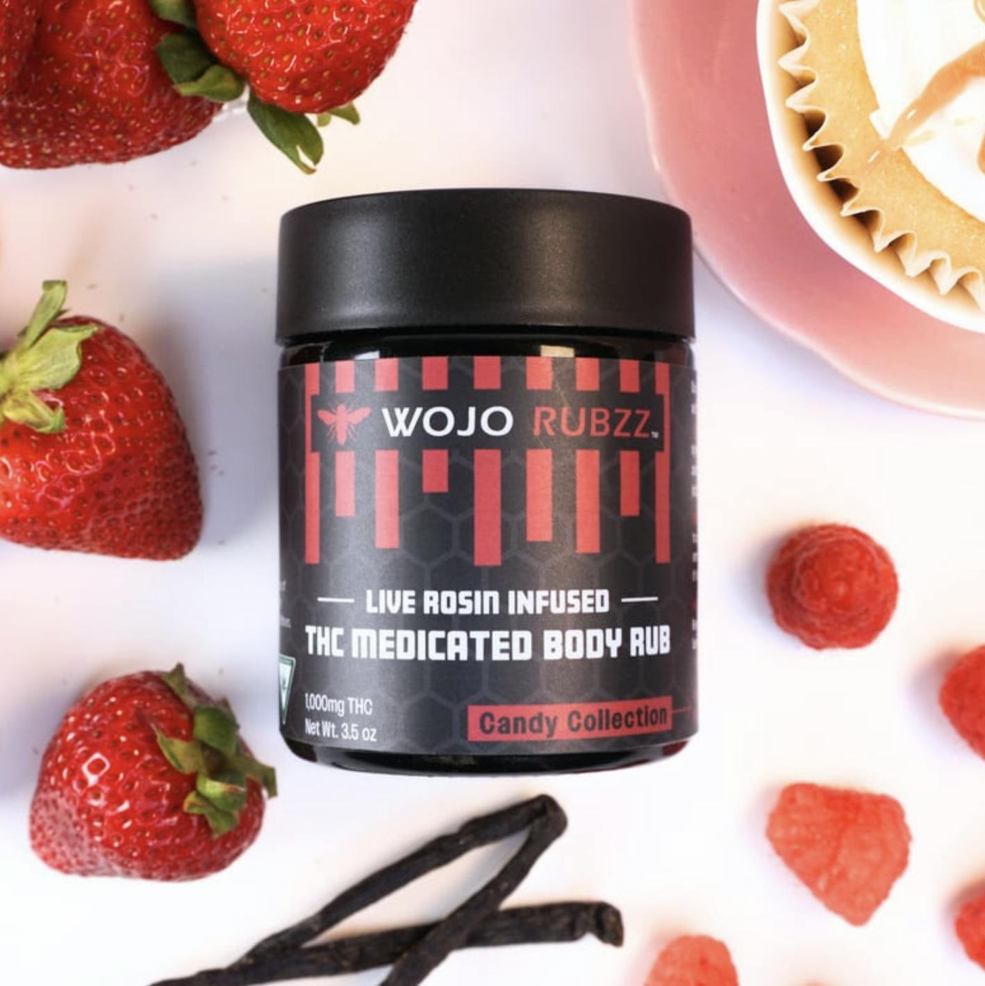Wojo Rubzz | Candy - Live Rosin Infused Body Rub