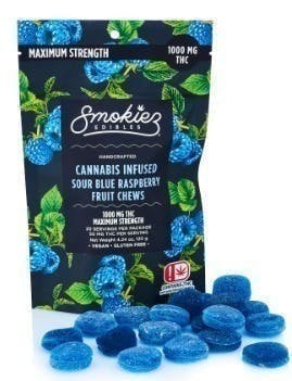 Smokiez Edibles: Sour Blue Raspberry